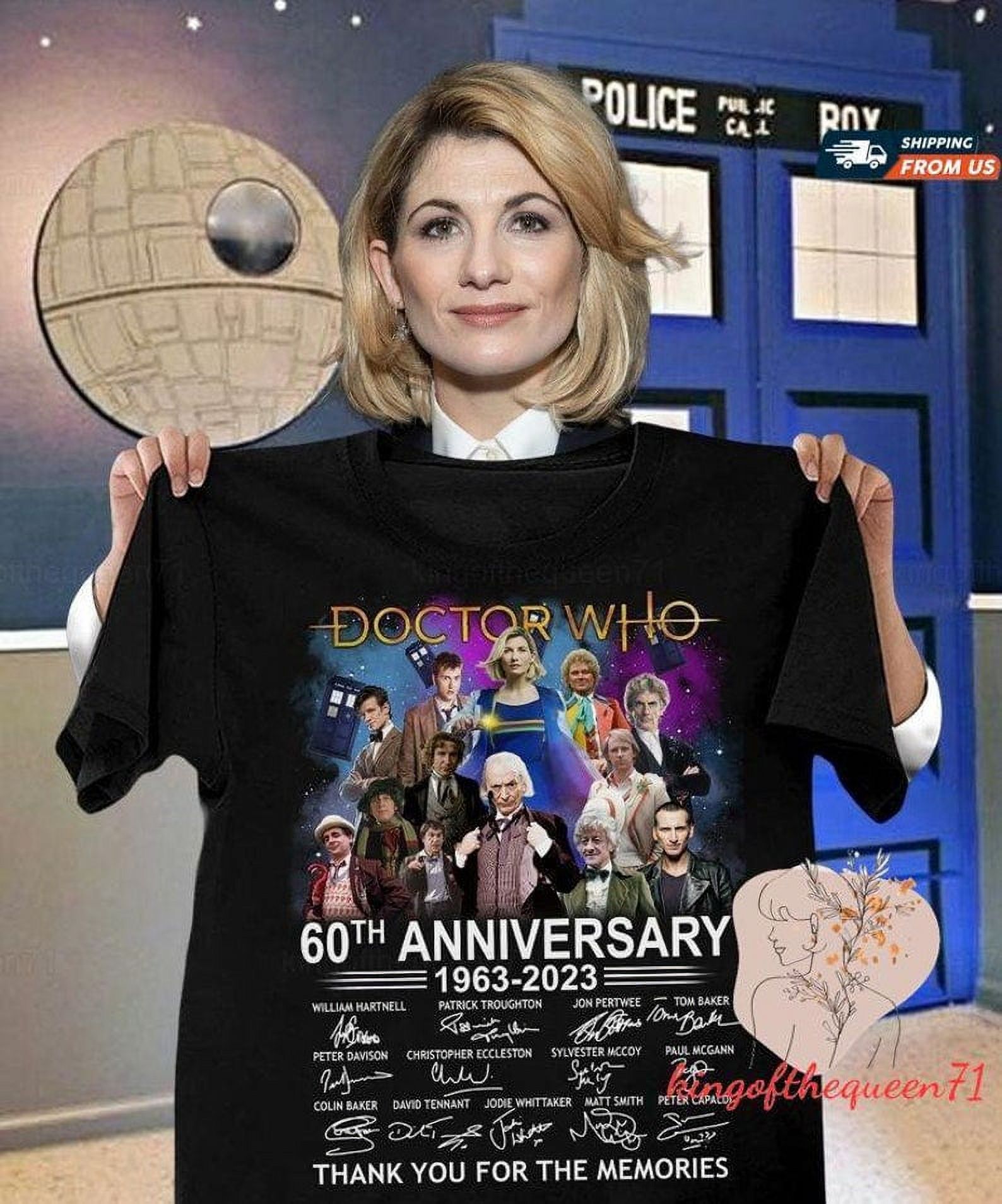 Doctor Who 60th Anniversary 1963-2023 Thank You For The Memories T-Shirt, Doctor Who Movie Unisex T-Shirt, Doctor Who Hoodie